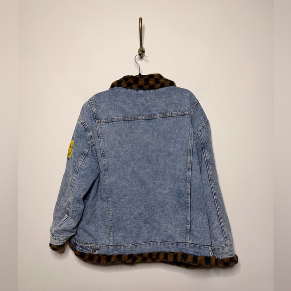 Dressed in LALA Forever Patched Trucker Jacket in Leopard - Picture 7 of 8